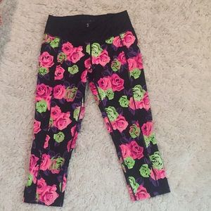 Floral yoga pants